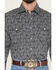 Image #3 - Wrangler Retro Men's Floral Print Long Sleeve Snap Western Shirt, Navy, hi-res