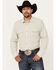 Image #1 - Blue Ranchwear Men's Boone Striped Long Sleeve Snap Western Shirt, Tan, hi-res