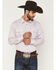 Image #1 - Gibson Trading Co Men's Solid Long Sleeve Snap Western Shirt - Big, Lavender, hi-res