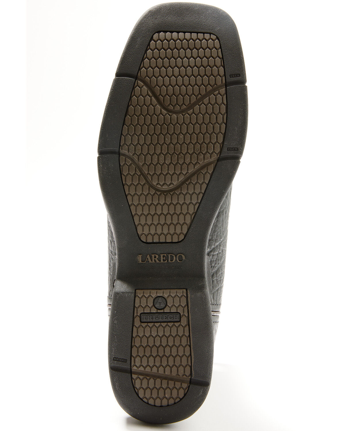 Image #7 - Laredo Men's Alloy Performance Western Boots - Broad Square Toe, Black, hi-res