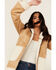 Image #1 - Shyanne Women's Reversible Faux Suede Sherpa Jacket, Off White, hi-res