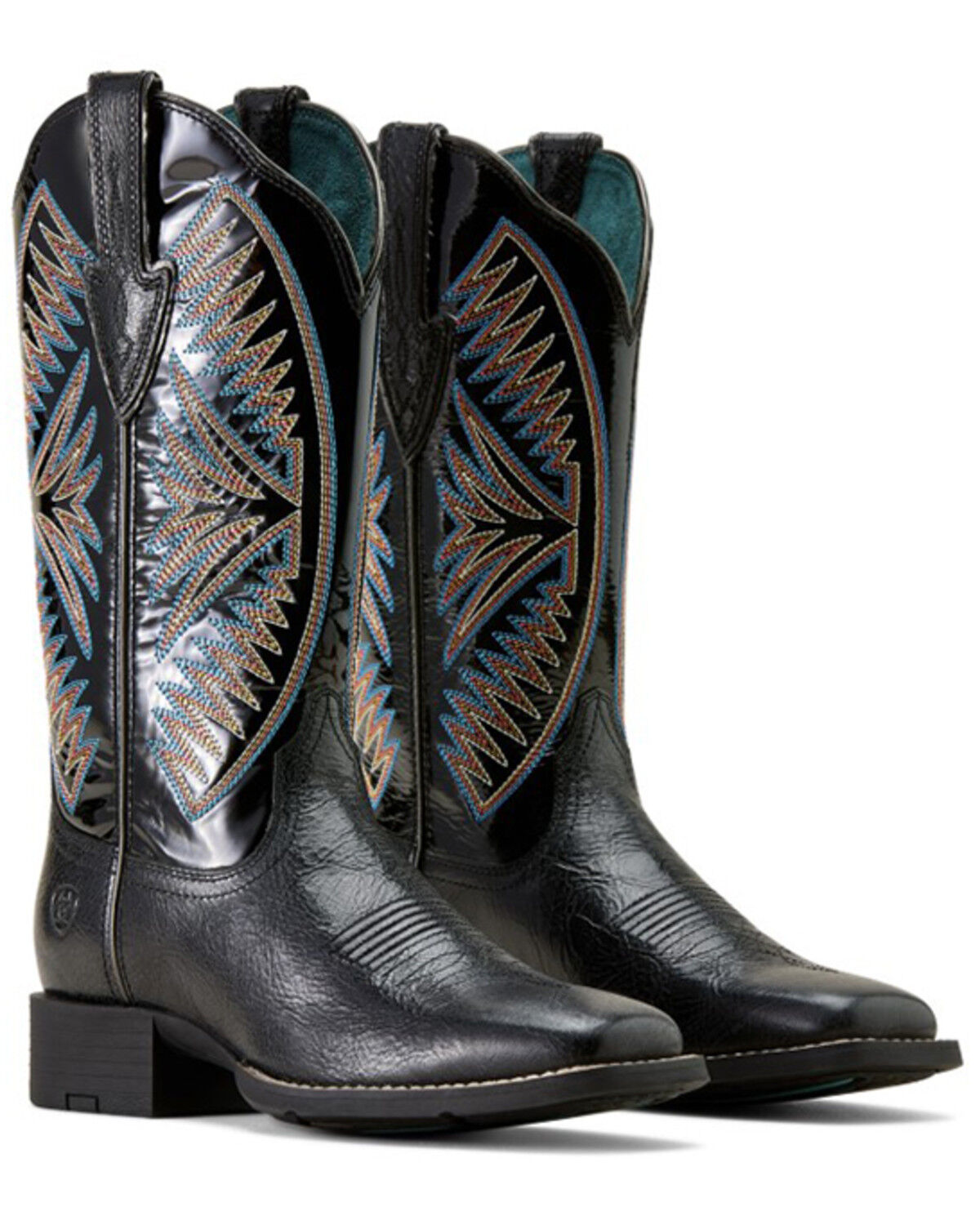Image #4 - Ariat Women's Round Up Ruidoso Performance Western Boots - Broad Square Toe, Black, hi-res