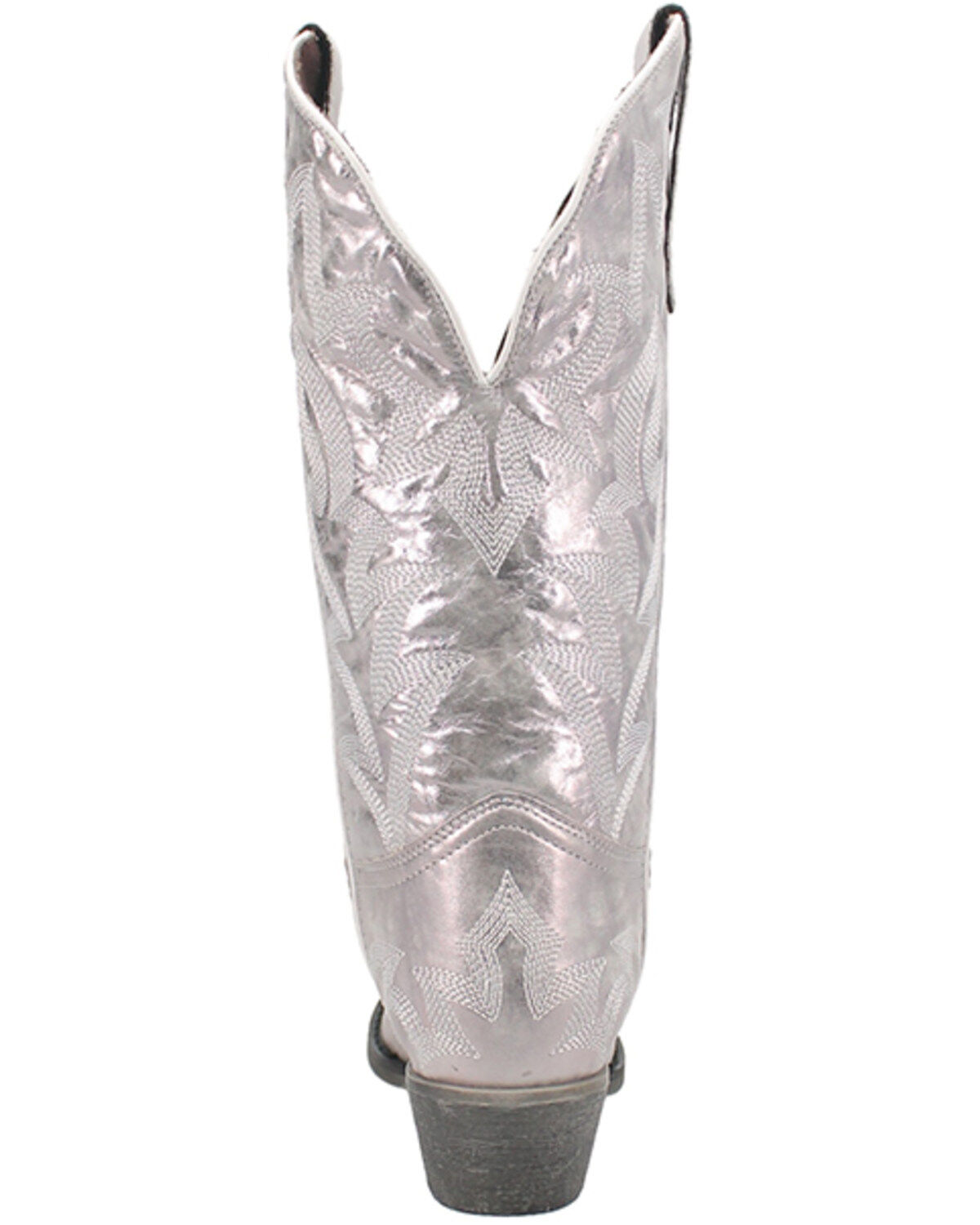 Image #5 - Laredo Women's Dream Girl Western Boots - Snip Toe, Silver, hi-res
