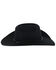 Image #5 - Cody James® Men's Drifter 3X Rider Crown Wool Hat, Black, hi-res