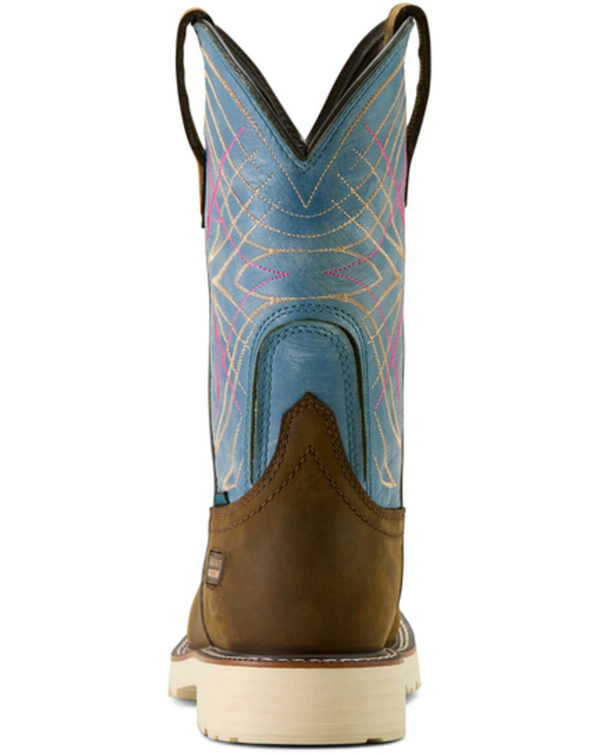Image #3 - Ariat Women's Activator Waterproof Work Boots - Steel Toe, Dark Brown, hi-res