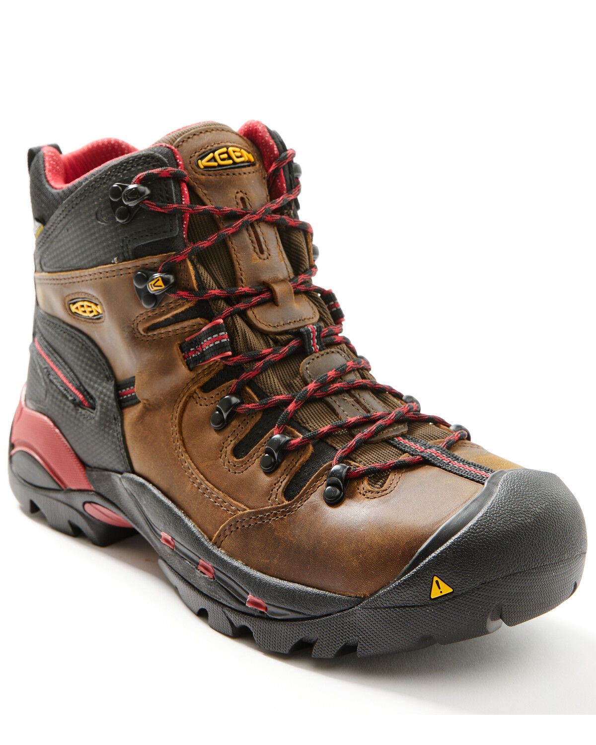 Keen Men's Pittsburgh Waterproof Steel Toe Work Boots, Bison, hi-res