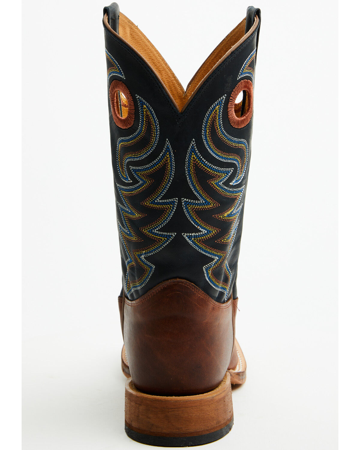 Image #5 - Justin Men's Bent Rail Walsh Performance Western Boots - Broad Square Toe, Cognac, hi-res
