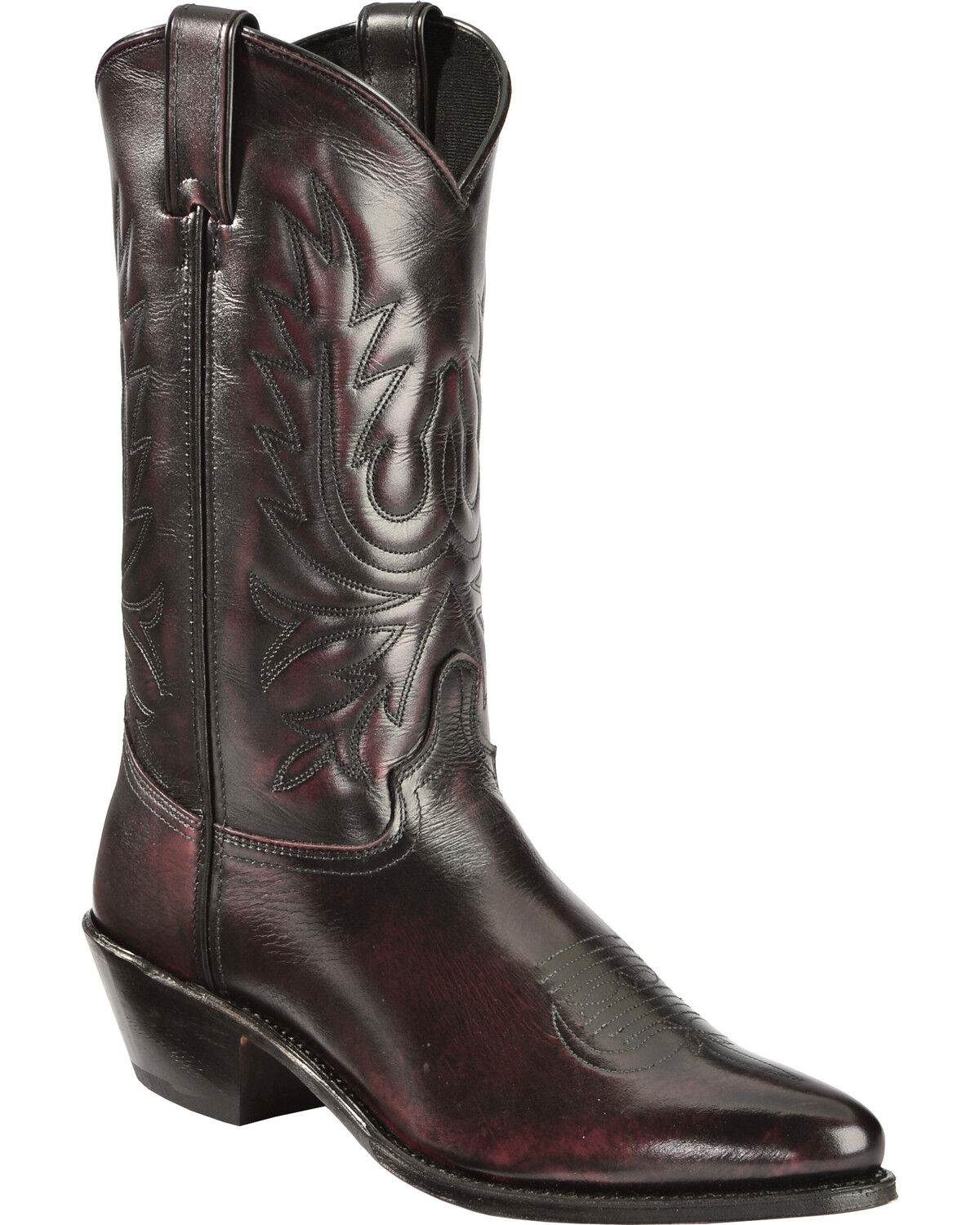 Image #1 - Abilene Men's 12" Western Boots, Black Cherry, hi-res