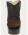 Image #4 - Corral Men's Burnished Western Ankle Boots - Round Toe, Brown, hi-res