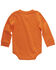 Image #2 - Carhartt Infant Boys' Long Sleeve Pocket Onesie , Orange, hi-res