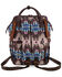 Image #3 - Wrangler Women's Southwestern Print Diaper Bag, Coffee, hi-res
