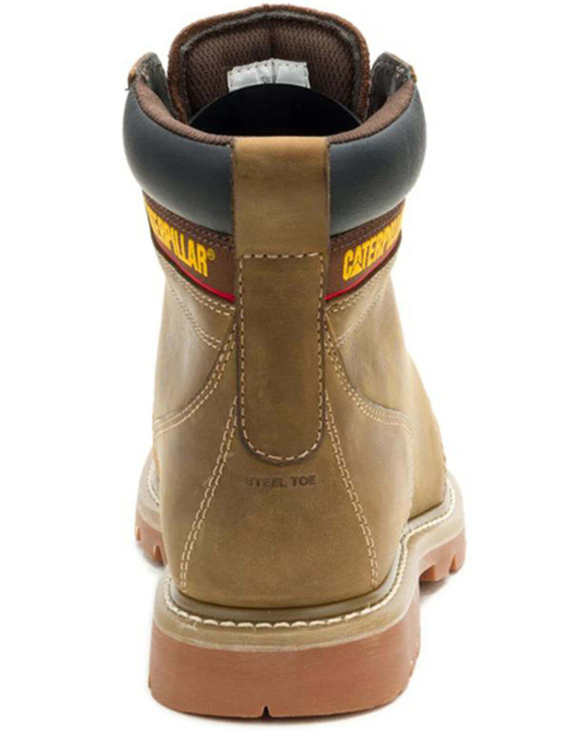 Image #5 - Caterpillar Men's Second Shift Grader Moc Work Boots - Steel Toe, Wheat, hi-res