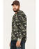 Image #2 - Moonshine Spirit&reg; Men's Now You See Me Burnout Camo Hooded Sweatshirt, Olive, hi-res
