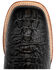 Image #5 - Ferrini Men's Stampede Caiman Print Western Boots - Broad Square Toe, Black, hi-res