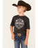 Image #1 - Cody James Boys' Rock n' Roll Short Sleeve Graphic T-Shirt, Black, hi-res