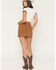 Image #3 - Levi's Women's Icon Corduroy Mini Skirt, Tan, hi-res