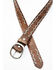 Image #2 - Shyanne Women's Studded Edge Starburst Belt, Brown, hi-res