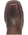 Image #6 - Laredo Men's Arlo Bucklace Fancy Sidewinder Western Boots - Broad Square Toe , Brown, hi-res