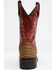 Image #5 - Cody James Boys' Reptile Print Western Boots - Broad Square Toe, Red/brown, hi-res