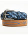 Image #1 - Cody James Men's Exotic Pirarucu Billet Belt, Blue, hi-res