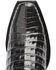 Image #7 - Lucchese 1883 Charles Croc Belly Western Boots - Square Toe, Black, hi-res