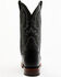 Image #5 - Cody James® Men's Square Toe Stockman Boots, Black, hi-res