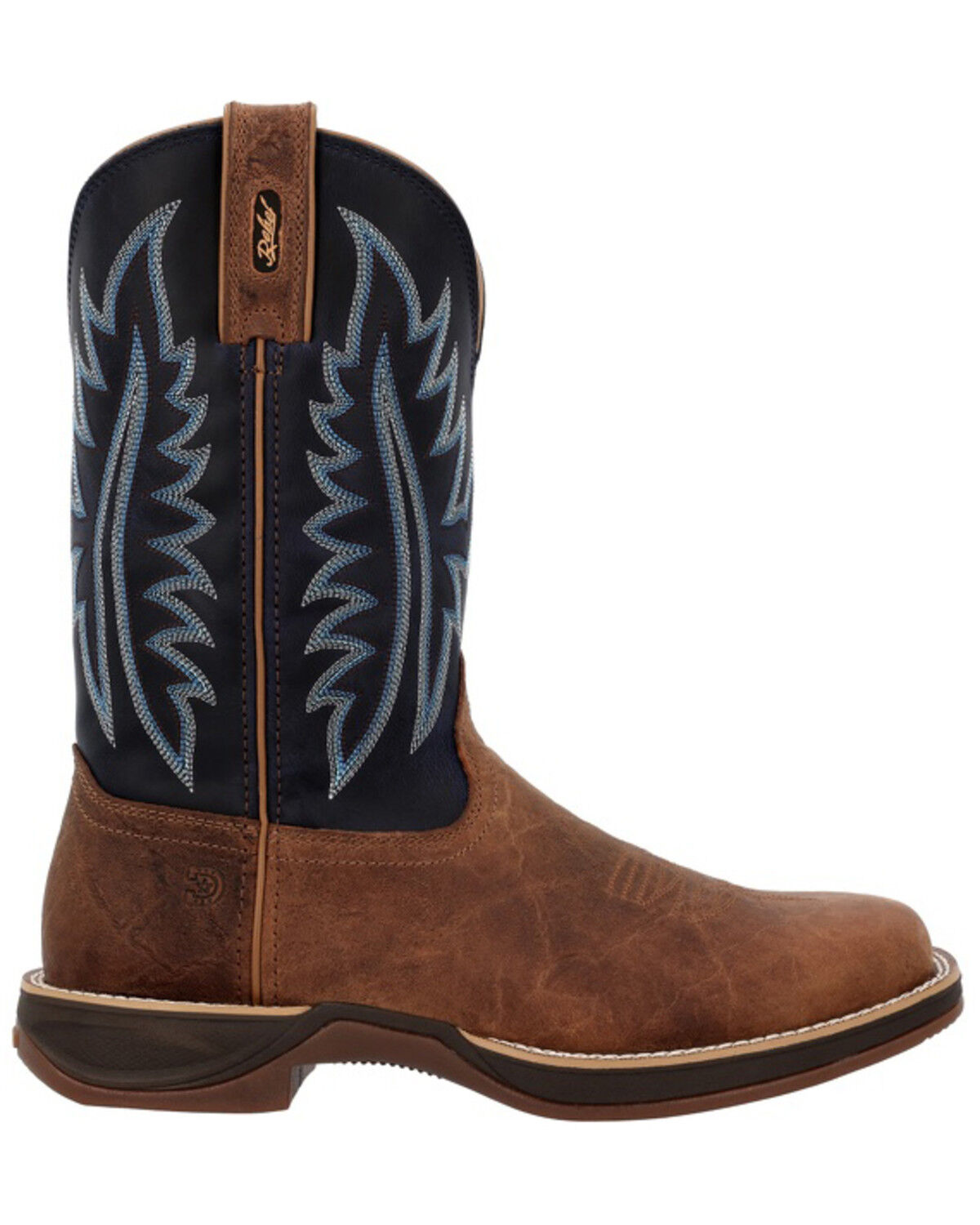 Image #2 - Durango Men&rsquo;s Rebel Ultra-Lite Performance Western Boots - Broad Square Toe, Blue, hi-res