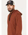 Image #2 - Moonshine Spirit&reg; Men's Space Dye Hooded Sweatshirt, Rust Copper, hi-res