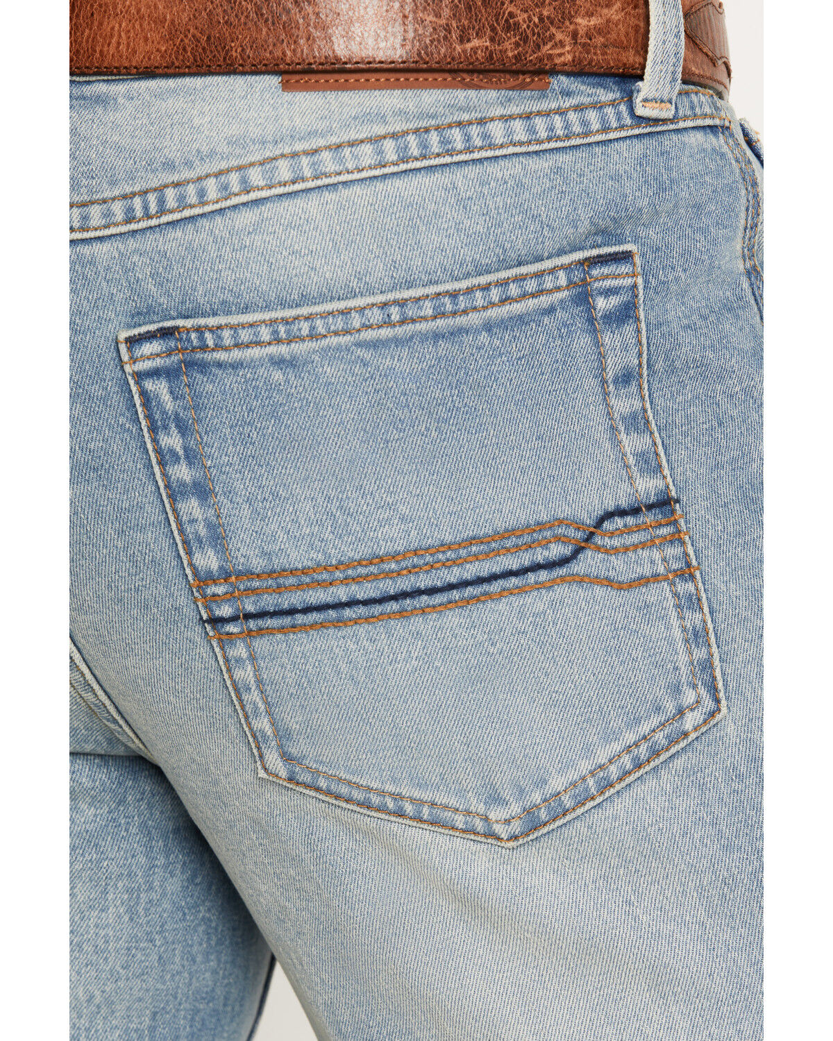 Image #4 - Cody James Men's Bunker Wash Jackson Slim Straight Stretch Denim Jeans, Light Wash, hi-res