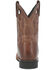 Image #5 - Dan Post Little Boys' Lil Dawson Western Boots - Round Toe, Brown, hi-res