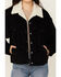 Image #3 - Levi's Women's 90's Corduroy Sherpa Lined Trucker Jacket , Black, hi-res