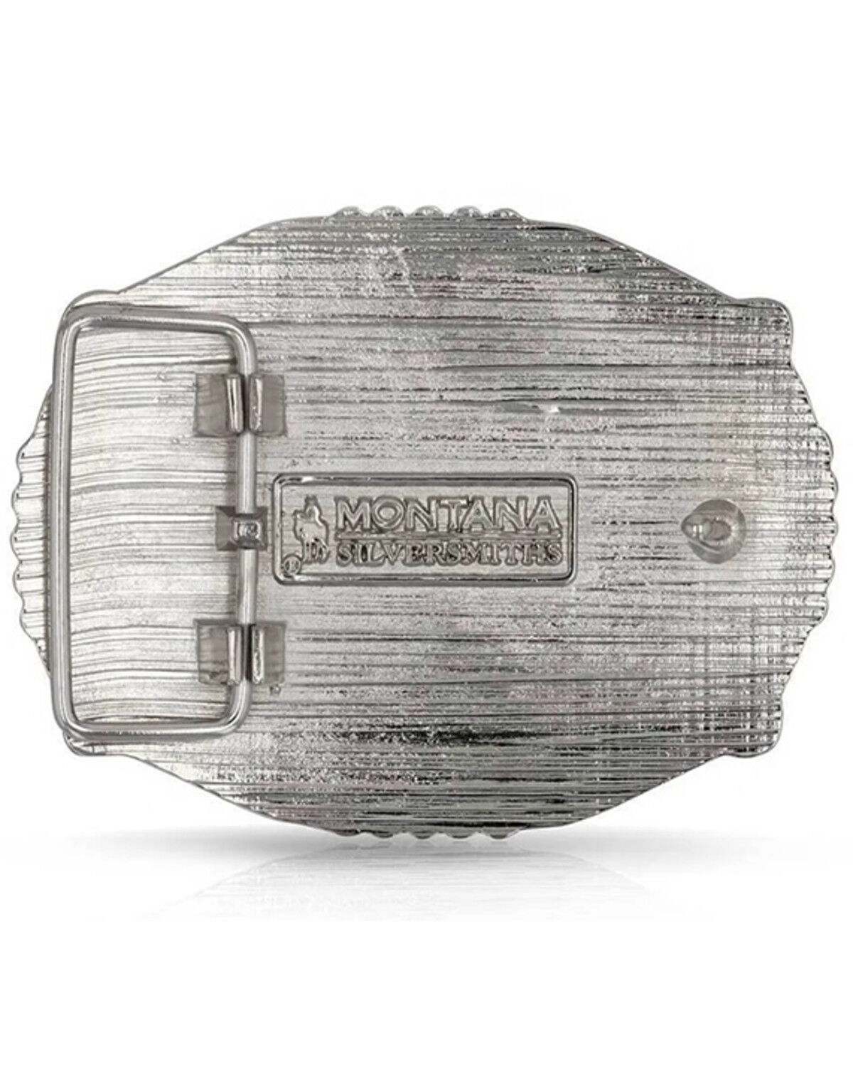 Image #2 - Montana Silversmiths Men's Majestic Valor Belt Buckle, Multi, hi-res