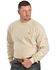 Image #1 - Ariat Men's Knit Fire Resistant Work Crew Long Sleeve, Sand, hi-res