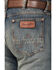 Image #4 - Wrangler Retro Men's Slim Straight Jeans, Dark Rinse, hi-res