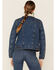 Image #5 - Wrangler Women's Sherpa-lined Denim Trucker Jacket, Blue, hi-res