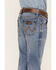 Image #4 - Wrangler Boys' Medium Wash Slim Straight Jeans, Medium Wash, hi-res