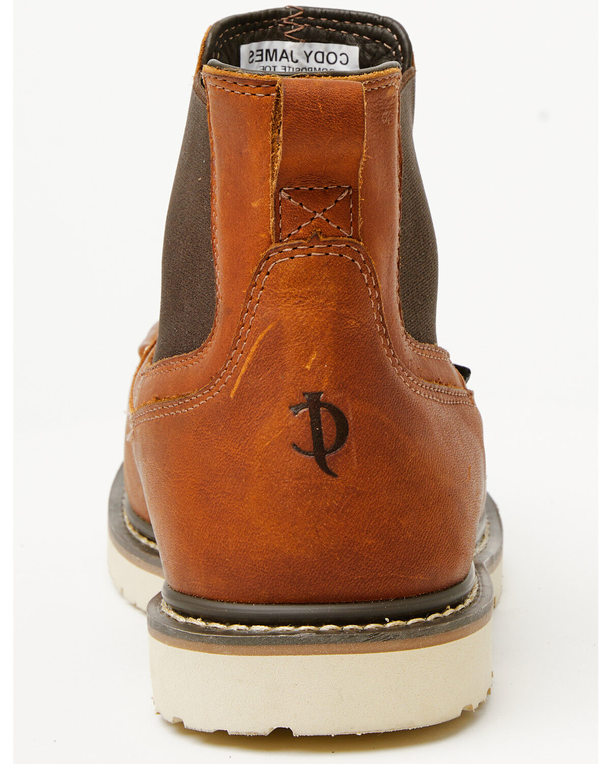 Image #5 - Cody James Men's Moc Chelsea Work Boots - Composite Toe, Brown, hi-res