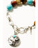 Image #2 - Shyanne Women's Americana Longhorn Medallion Bracelet , Silver, hi-res