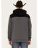 Image #4 - RANK 45&reg; Men's Reflective Sleeve Hooded Sweatshirt, Charcoal, hi-res