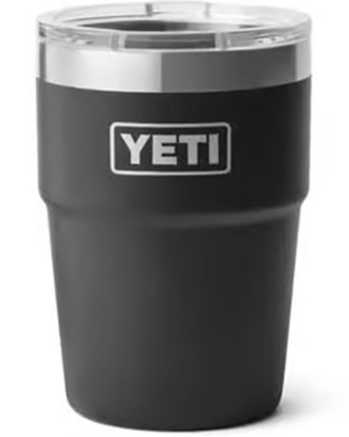 Image #1 - YETI Rambler&reg; MagSlider Lid&trade; 16oz Stackable Tumbler, Black, hi-res