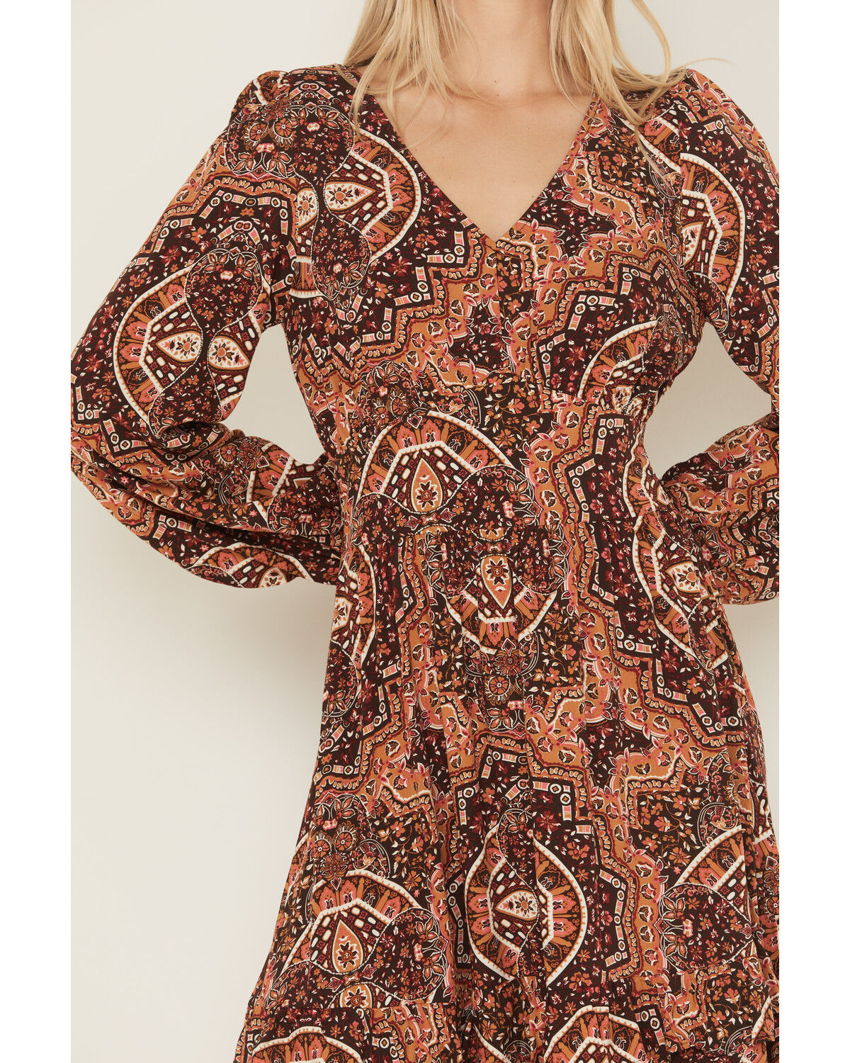 Image #3 - Wrangler Women's Mosaic Print Maxi Dress, , hi-res