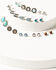 Image #1 - Shyanne Women's Stud Earrings Multipack - 25 Piece, Turquoise, hi-res