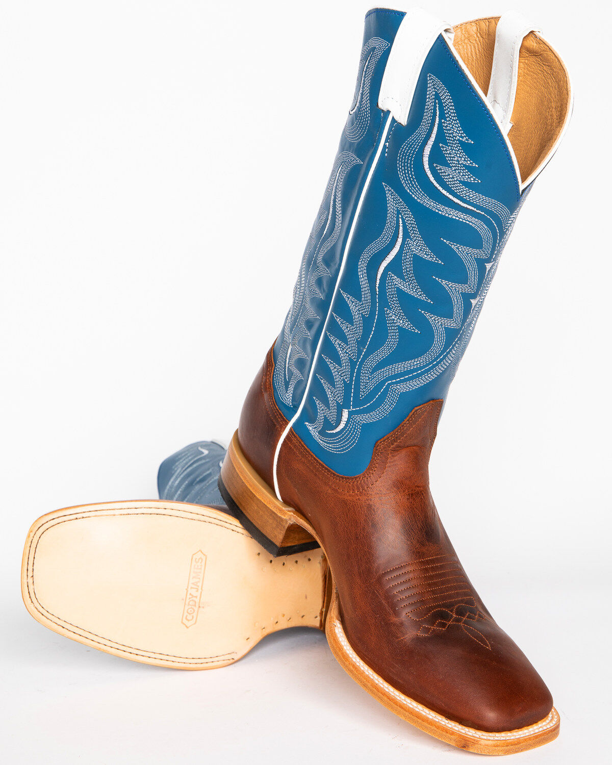 Image #5 - Cody James Men's Walker Western Boots - Broad Square Toe, Copper, hi-res