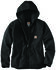 Image #2 - Carhartt Women's Washed Duck Sherpa-Lined Jacket , Black, hi-res