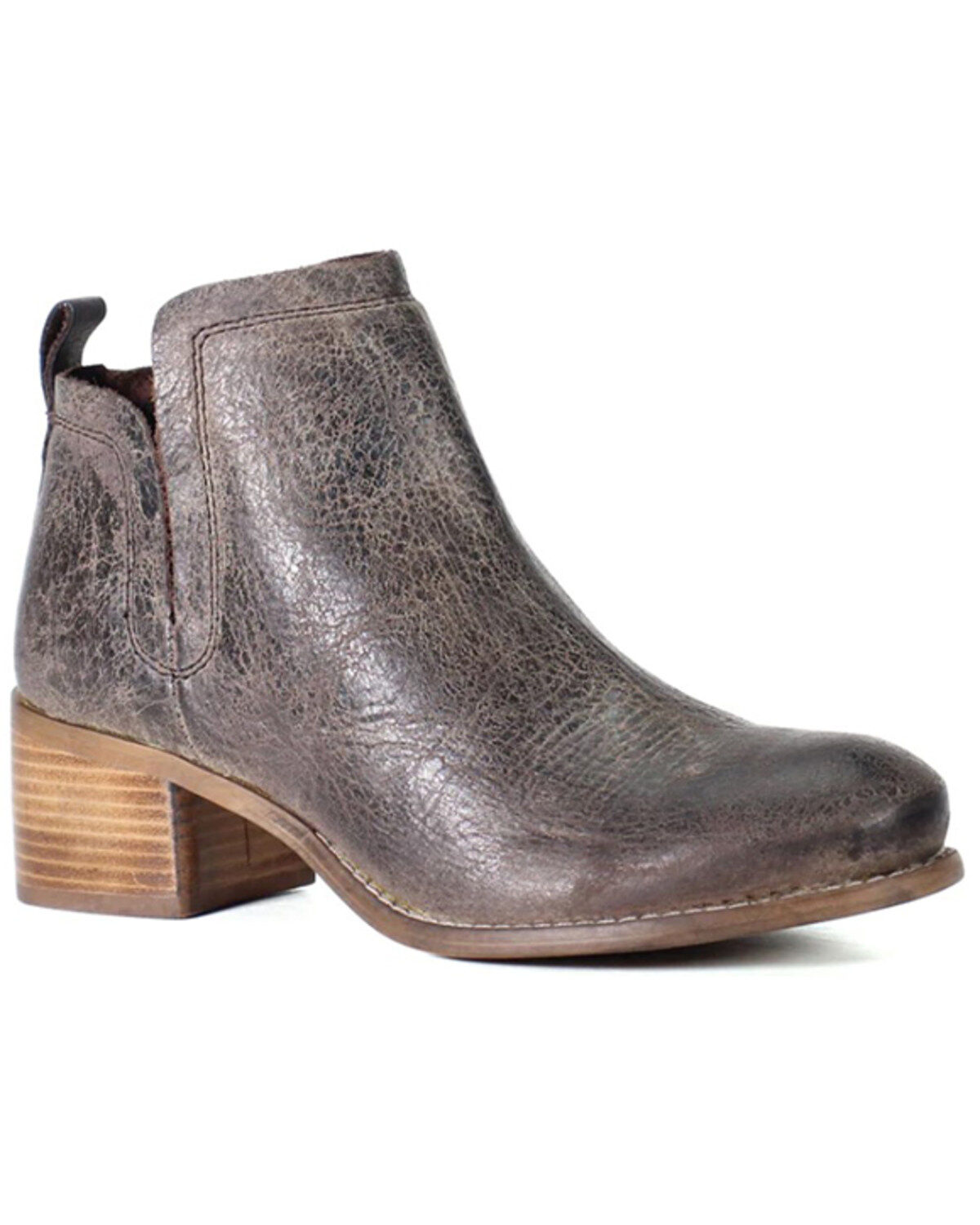 Image #1 - Diba True Women's Win Doe Booties - Round Toe, Charcoal, hi-res