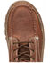 Image #6 - Justin Men's 5" Corbett Lace-Up Moc Waterproof Work Boots - Alloy Toe , Brown, hi-res