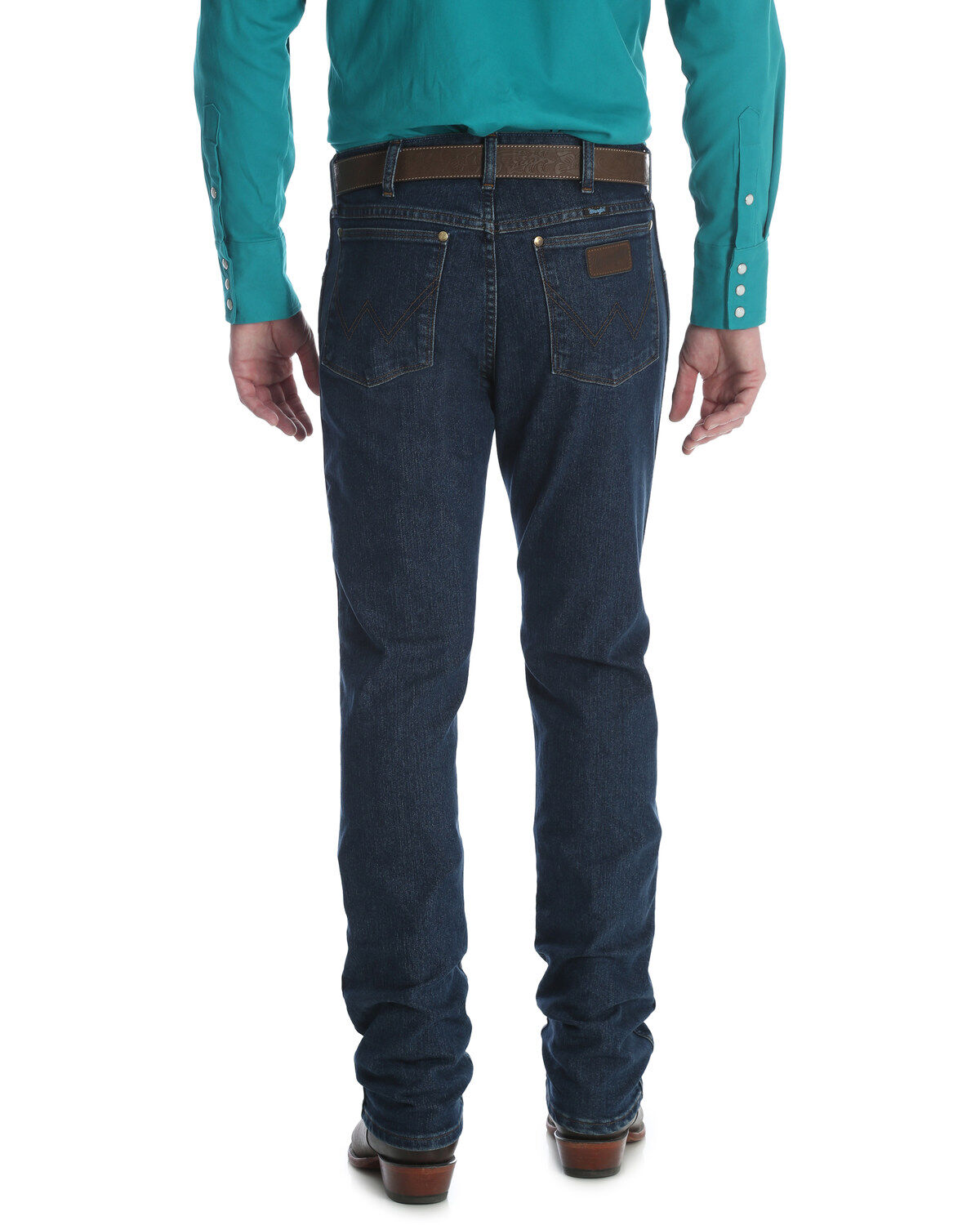 Image #1 - Wrangler Men's Midnight Rinse Premium Performance Cowboy Cut Slim Jeans - Big & Tall, Indigo, hi-res