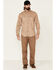 Image #2 - Ariat Men's FR Solid Vent Long Sleeve Work Shirt, Beige/khaki, hi-res