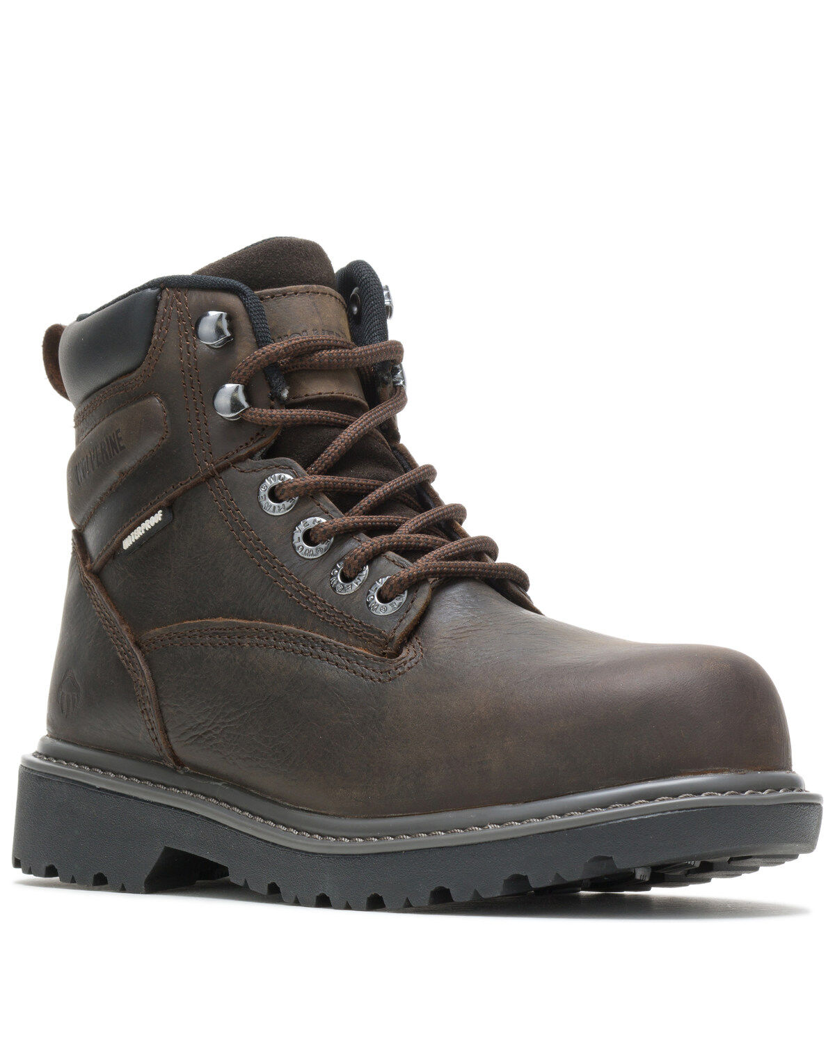 Wolverine Women's Floorhand Work Boots - Steel Toe, Dark Brown, hi-res