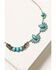 Image #2 - Shyanne Women's Cactus Rose Turquoise Blossom Stone Necklace, Rust Copper, hi-res